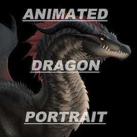 Animated Dragon Portrait